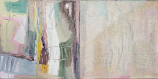 7 The Retreat_2016_diptych_oil on canvas_25x51cm